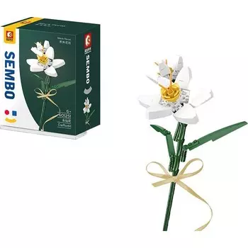 Конструктор пластиковый Sembo Нарцисс, 120 деталей