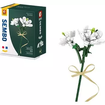 Конструктор пластиковый Sembo Жасмин, 139 деталей