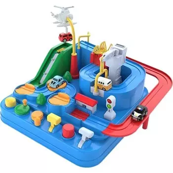 Конструктор пластиковый Shuangyou Автомобильный трек