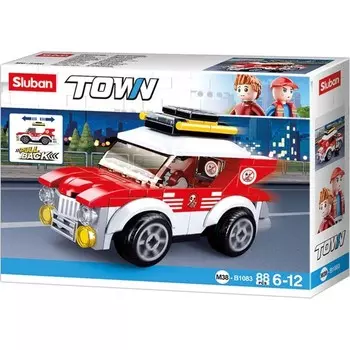 Конструктор пластиковый Sluban Команда городской помощи, 88 деталей