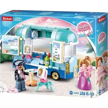 Конструктор пластиковый Sluban Мечта для девочек, 184 детали