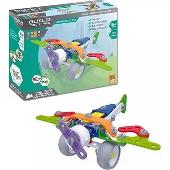 Конструктор пластиковый Sole Самолет, 71 предмет