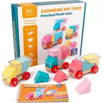 Конструктор пластиковый Sunshop Строительные грузовики