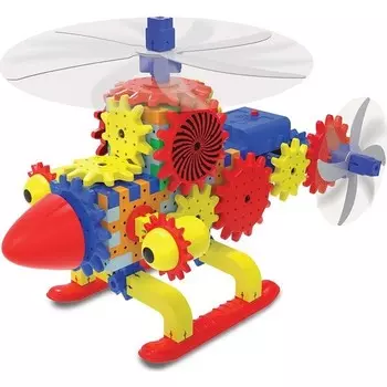 Конструктор пластиковый Thelearningjourney Вертолет, 60 деталей