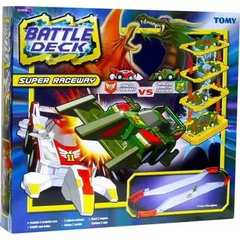 Конструктор пластиковый Tomy Battle Deck Super Raceway Гоночный набор