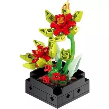 Конструктор пластиковый Ty7I Цветы в цветочном горшке