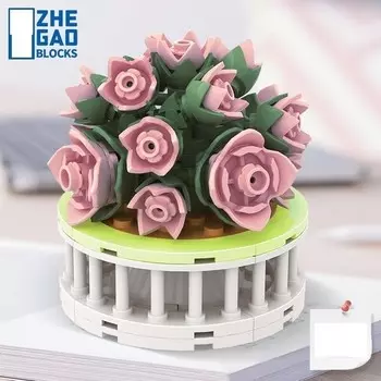 Конструктор пластиковый Ty7I Растения в горшках