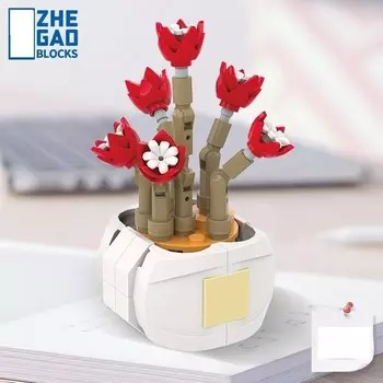 Конструктор пластиковый Ty7I Растения в горшках