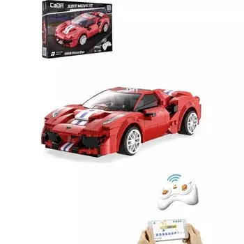 Конструктор пластиковый VagonLife Cada Гоночный автомобиль, 306 деталей