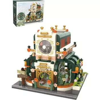 Конструктор пластиковый Vagonlife Цветочный домик, 867 деталей