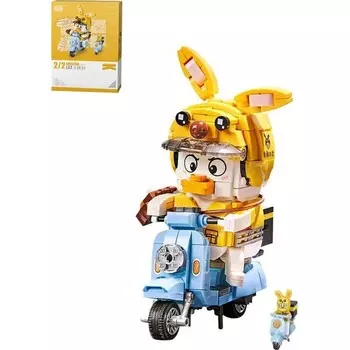 Конструктор пластиковый Vagonlife Утка курьер, 443 детали