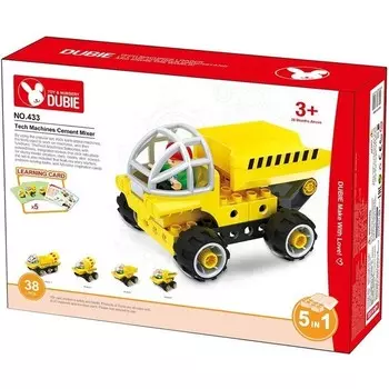 Конструктор пластиковый Wange Dubie 5-в-1, 38 деталей