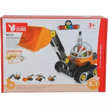 Конструктор пластиковый Wange Dubie Строительные машины, 38 деталей