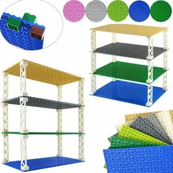 Конструктор пластиковый Xiaxiaoer Классические базовые пластины двухсторонние