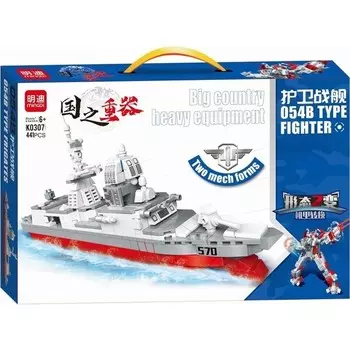 Конструктор пластиковый Xiusanping Корабль, 441 деталь