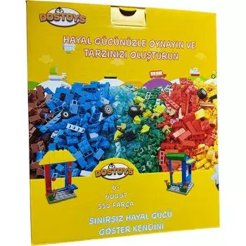 Конструктор пластиковый Xml Evreni DosToys, 550 деталей