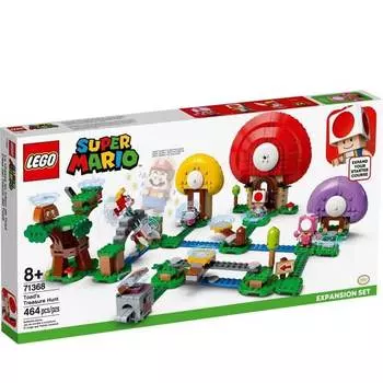 Конструктор "Погоня за сокровищами Тоада", дополнительный набор 71368 LEGO SUPER MARIO
