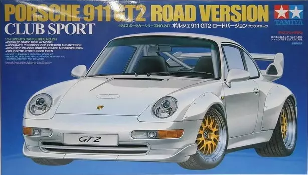 Конструктор Tamiya 24247 1:24 Porsche 911 GT2 Road Version Club Sport