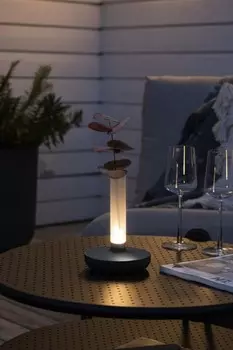 Konstsmide аккумуляторная светодиодная ваза Biarritz | темно-серый | Крытый/Открытый | 7827-373