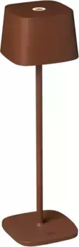 КОНСТСМИДЕ Светодиодная настольная лампа "Капри" KONSTSMIDE 10 см, Высота: 36 см, цвет terrakotta