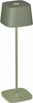 КОНСТСМИДЕ Светодиодная настольная лампа "Капри" KONSTSMIDE 10 см, Высота: 36 см, зеленый/серый