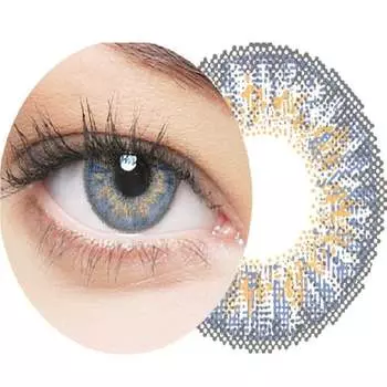 Контактные линзы цветные Blue Serenity -4,50, 2 шт. Clearlab, Clearcolor 55, синий