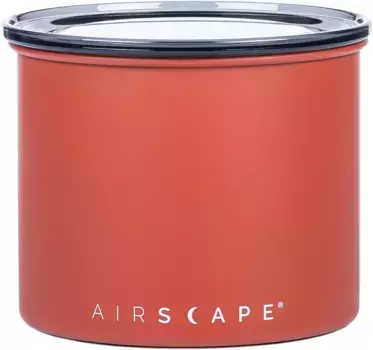Контейнер для хранения AIRSCAPE "Airscape", (1 шт.), с клапанной крышкой, прочное исполнение 12,1х17х12,1 см, цвет terrakotta