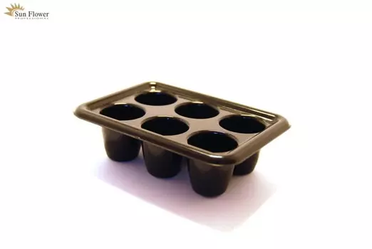 Контейнер с 6 отделениями для удаления акрила/гелака Sunflower