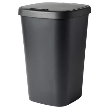 Контейнер с крышкой, черный, 50 л, LVKVAST IKEA