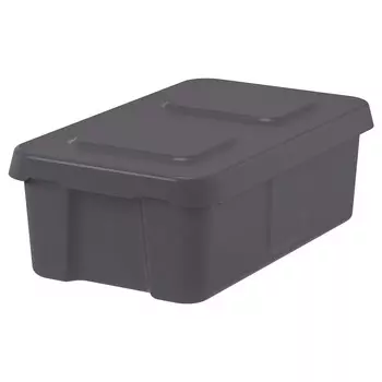 Контейнер с крышкой Ikea Klamtare, темно-серый