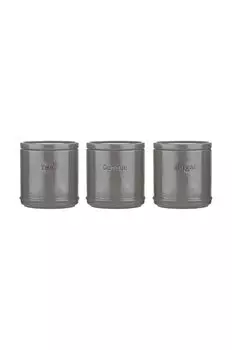 Контейнер с крышкой, упаковка 3 шт. Price & Kensington, серый