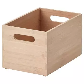 Контейнер, светлый бамбук, 16х24х15 см, UPPDATERA IKEA