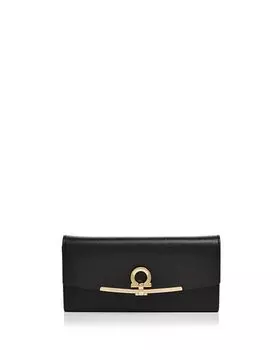 Континентальный кошелек Salvatore Icona Ferragamo, цвет Black