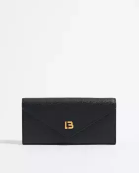 Континентальный женский кожаный кошелек Bimba y Lola, черный