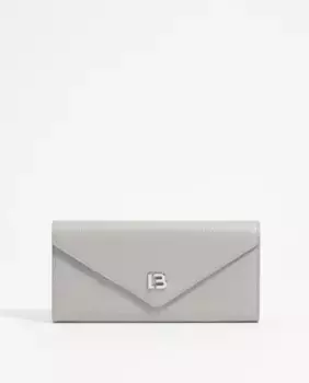 Континентальный женский кожаный кошелек Bimba y Lola, серый