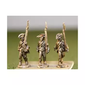 Континенталы в полковых шинелях, треуголках, с выдвинутыми вперед плечами, Birth of a Nation (15mm) (Blue Moon Manufacturing)