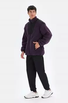 Контрастная флисовая толстовка Dagi, фиолетовый