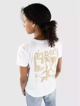 Контрастная футболка Dravus, белый