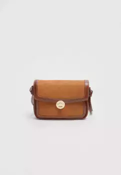Контрастная сумка через плечо Stradivarius, коричневый