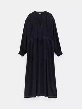 Контрастное макси-платье julie HUSH, цвет Midnight Navy