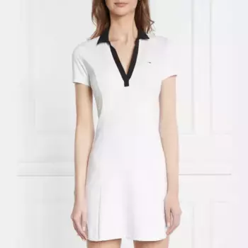 Контрастное платье Tommy Hilfiger, белый