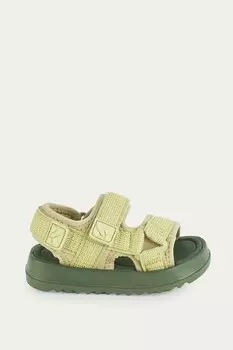 Контрастные босоножки Kidly, зеленый