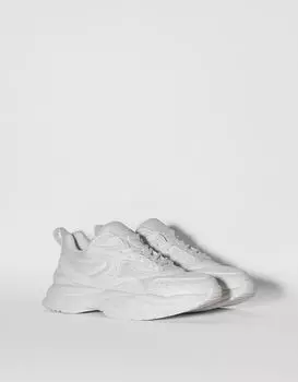 Контрастные кроссовки с сетчатой ​​деталью Bershka