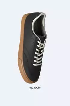 Контрастные кроссовки ZARA, черный