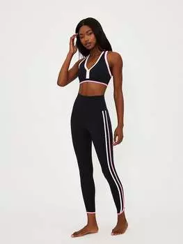 Контрастные леггинсы Nella Beach Riot, черный