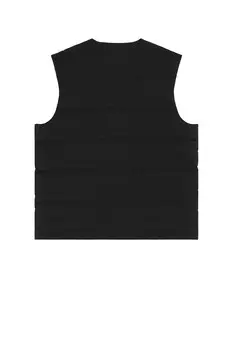 Контрастный стеганый жилет Supervsn, черный