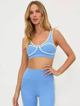 Контрастный топ Olympia Beach Riot, синий