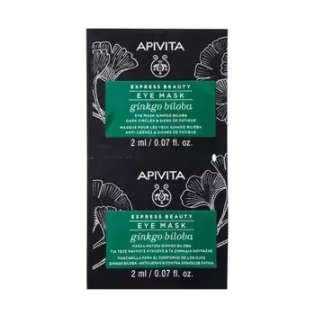 Контурная маска против усталости Express Beauty Mascarilla Ojos Gingko Biloba Apivita, 8 ml