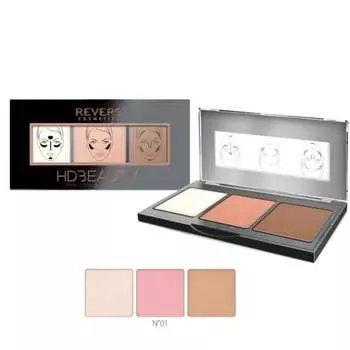 КОНТУРНАЯ ПАЛИТРА № 01 HDBeauty PRO, Revers