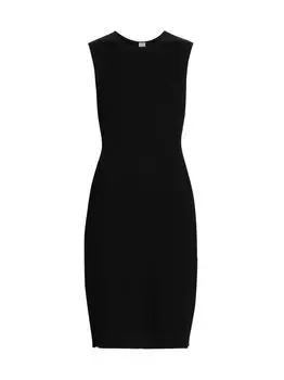 Контурное платье без рукавов Totme, черный